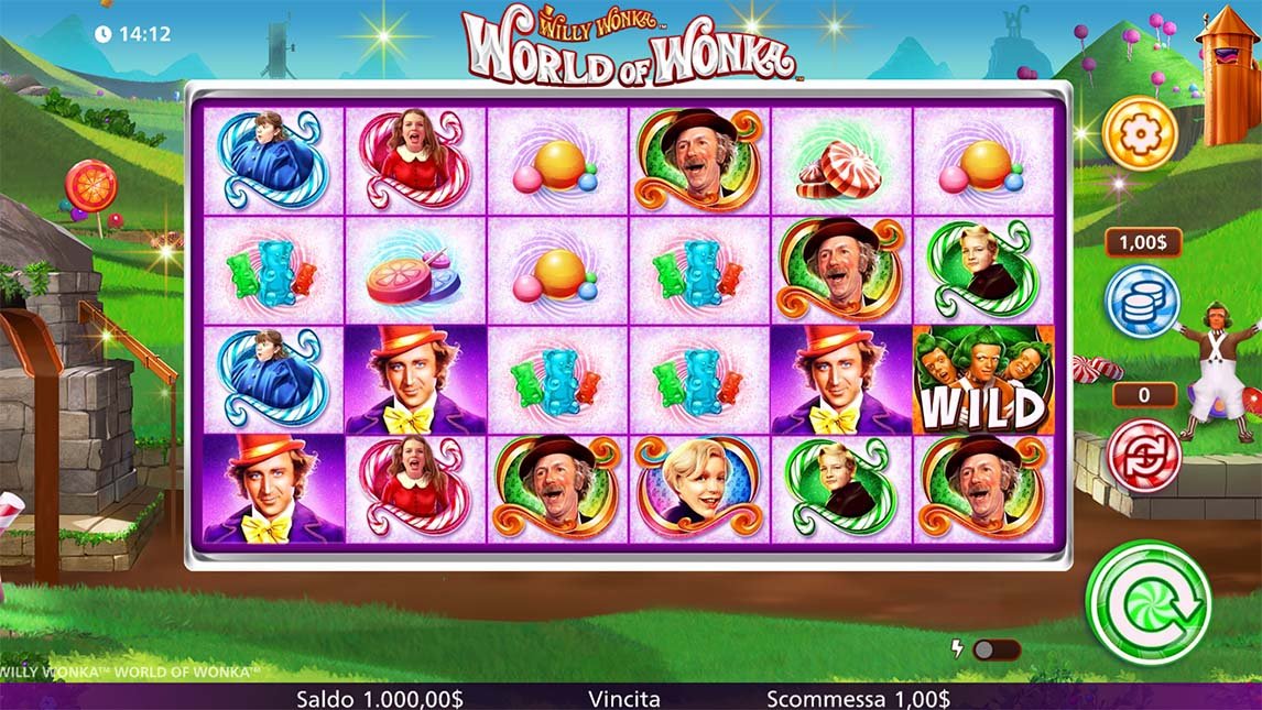 Willy Wonka torna con la slot world of wonka!